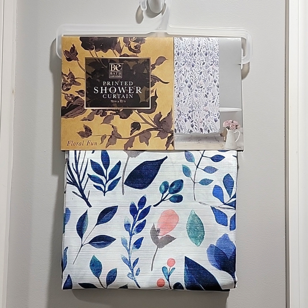 Be BATH essentials Printed Shower Curtain 70"x72" in Floral Fun